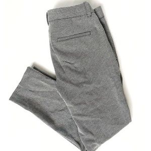 Theory black and white patterned slacks